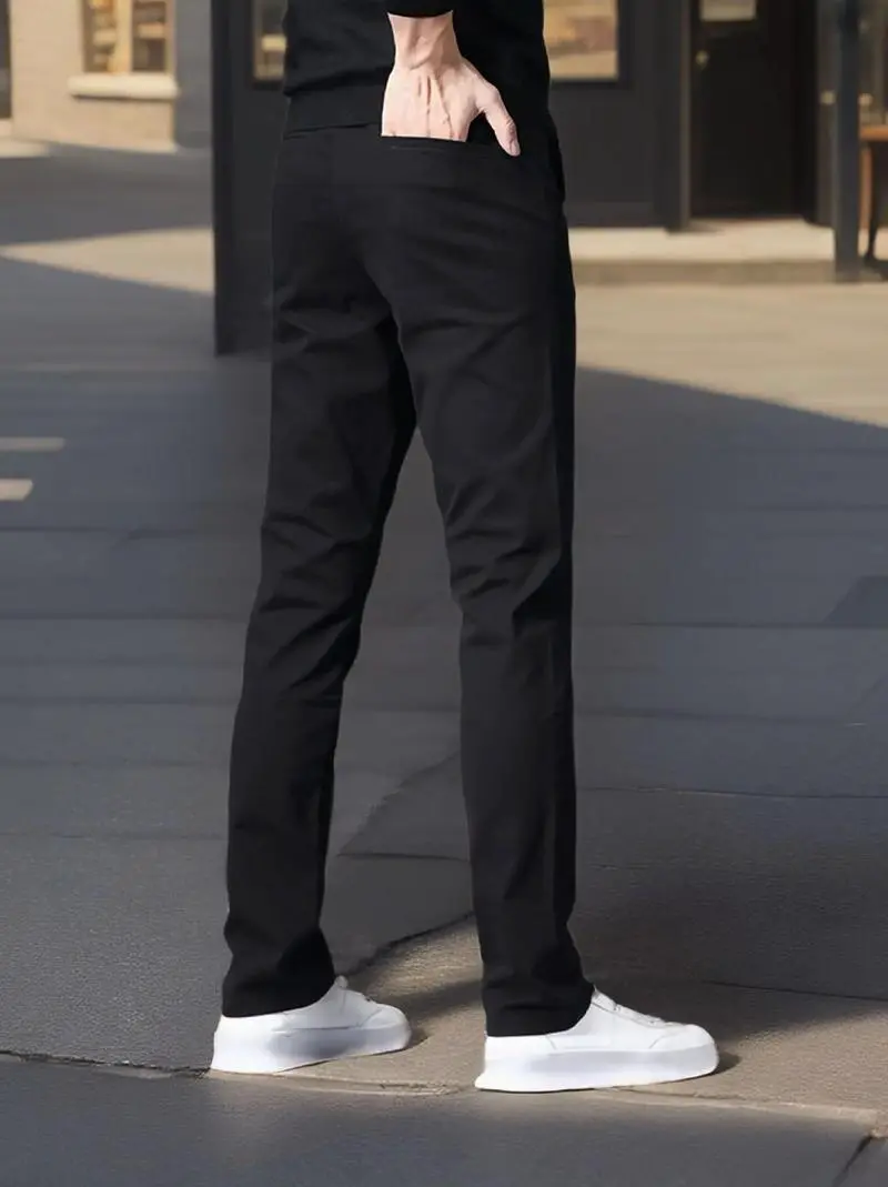 男士的黑色裤子怎么搭配衣服