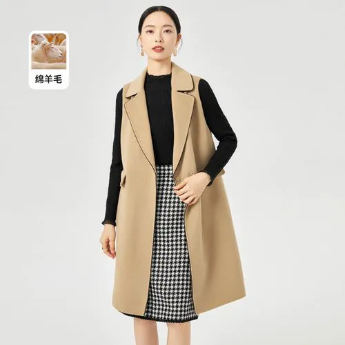 冬季无袖大衣怎么搭配图片