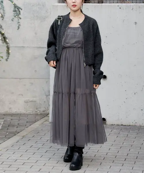 纱纱连衣裙怎么搭配