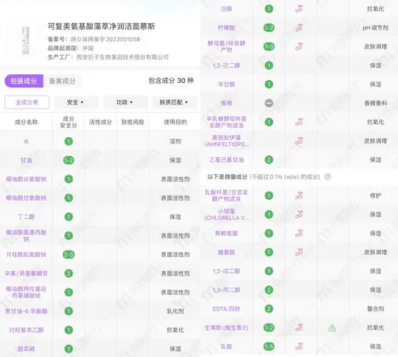 怎么写洗面奶的评语