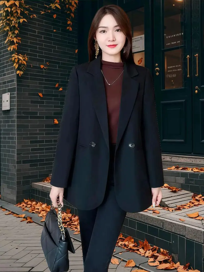 西装女生外套怎么搭配图片欣赏