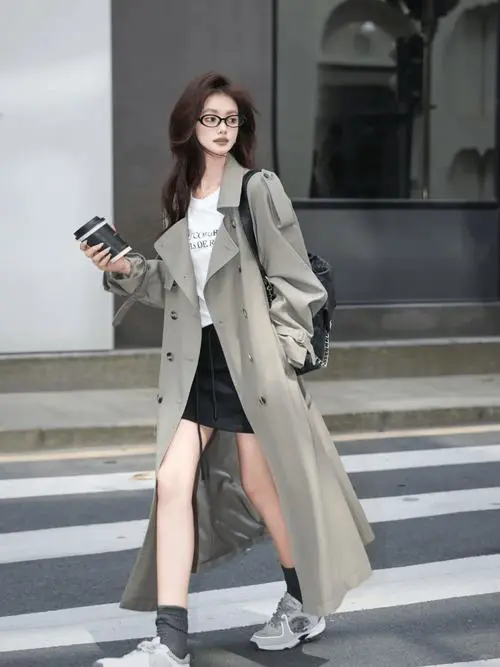 155穿风衣怎么搭配图片