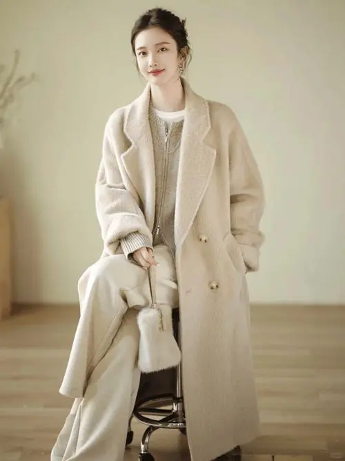 冬季无袖大衣怎么搭配图片女