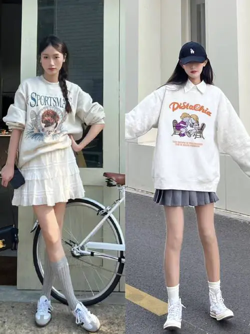 戴帽卫衣怎么搭配裙子