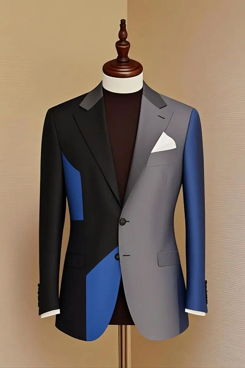 紫色灰色蓝色怎么搭配衣服图片大全