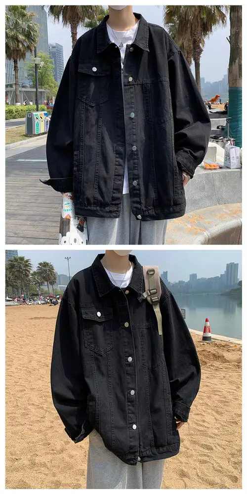 韩版男牛仔风衣怎么搭配什么裤子好看图片