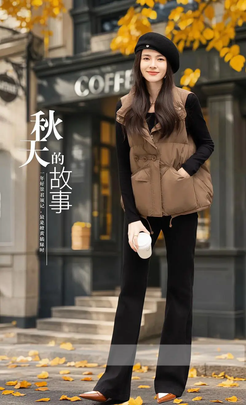 冬天穿的马甲怎么搭配衣服好看的图片