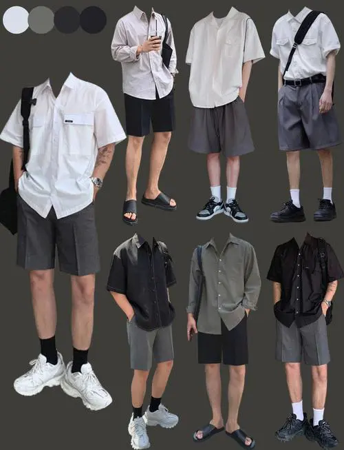短裤怎么搭配正装衬衣