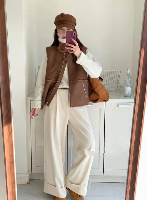 冬天穿的马甲怎么搭配衣服