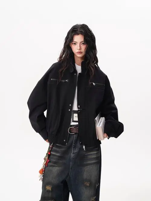 男生穿女生短款外套怎么搭配衣服图片欣赏