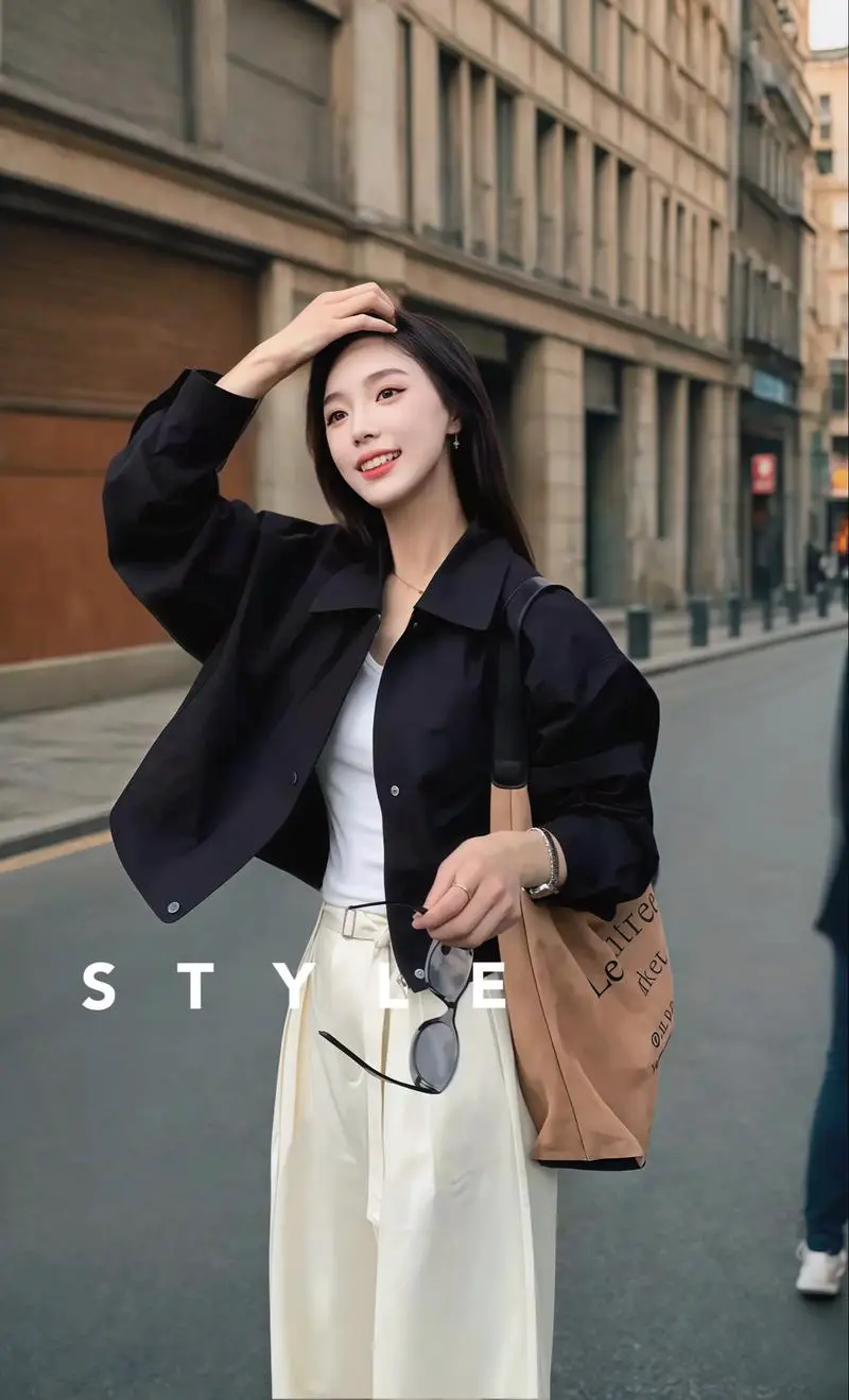 男生穿女生短款外套怎么搭配衣服图片欣赏