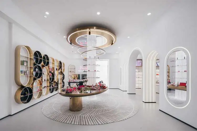 化妆品最新体验区图片