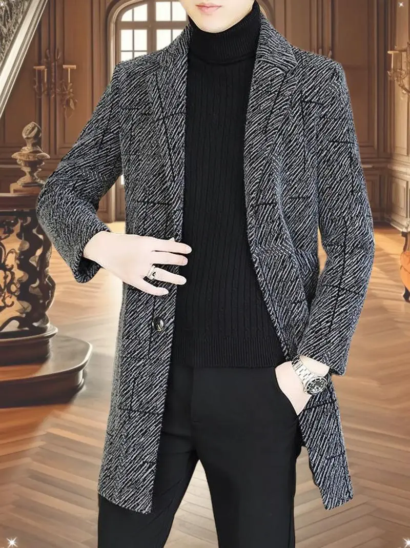 长款男士外套怎么搭配衣服好看吗