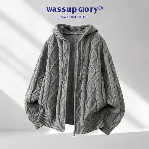 灰色开衫小毛衣怎么搭配图片男