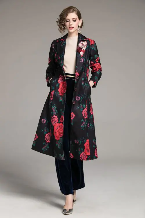 长花外套怎么搭配图片大全