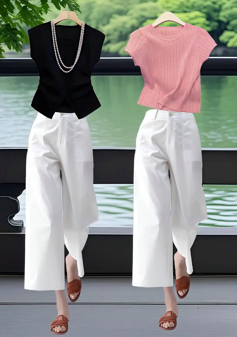 款腿裤怎么搭配鞋子