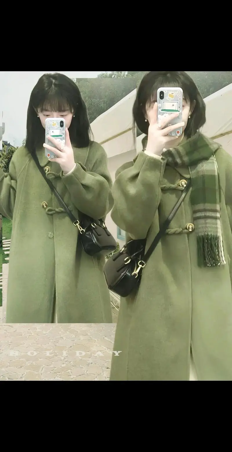 绿色韩版外套怎么搭配