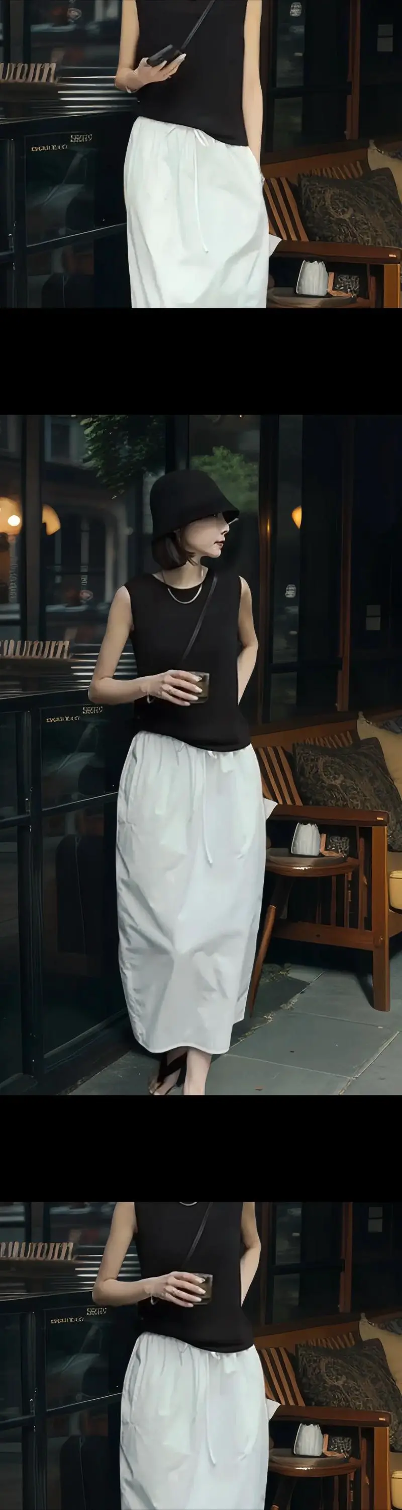 黑白的衣服怎么搭配图片