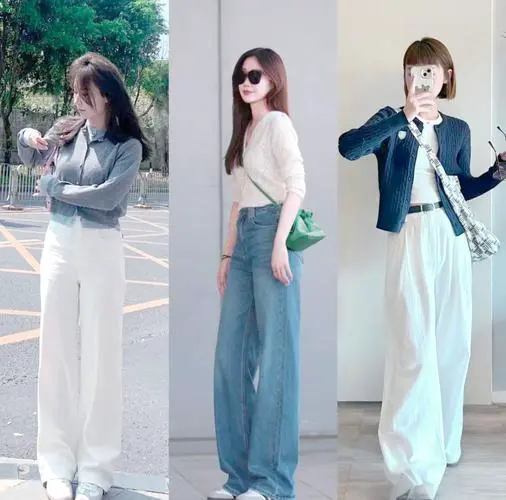 款腿裤怎么搭配鞋子图片欣赏