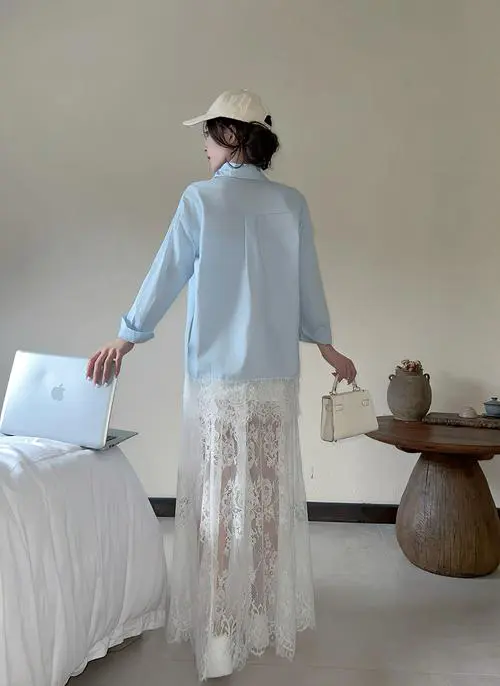 衬衣裙透明怎么搭配