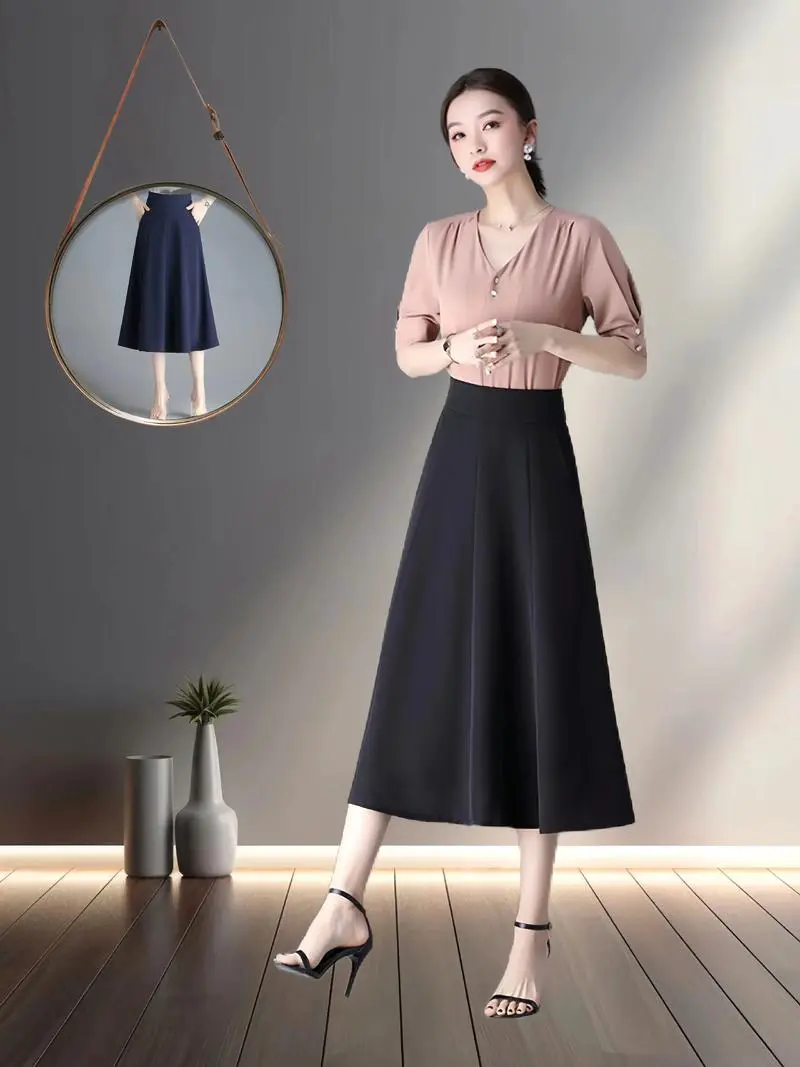 摆裙怎么搭配衣服图片