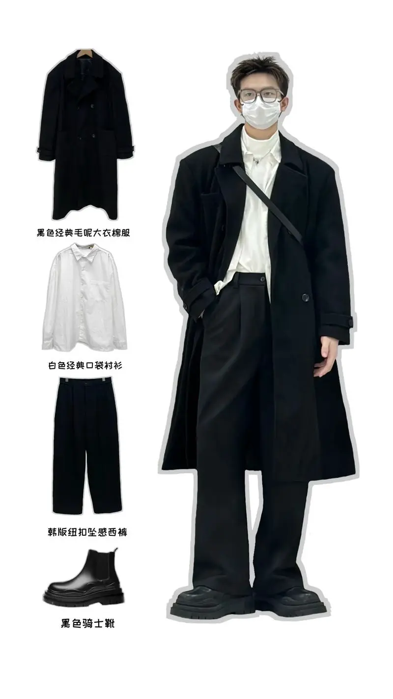 男装冬季风衣怎么搭配图片