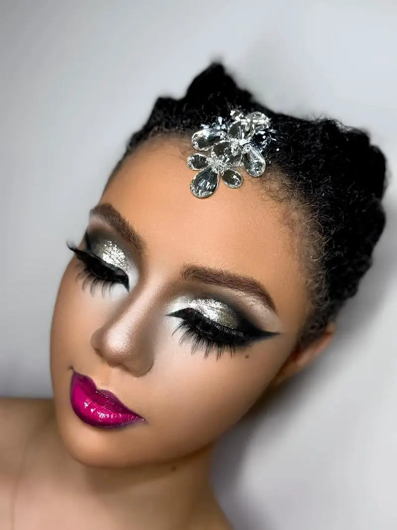 2013最新发型和妆容