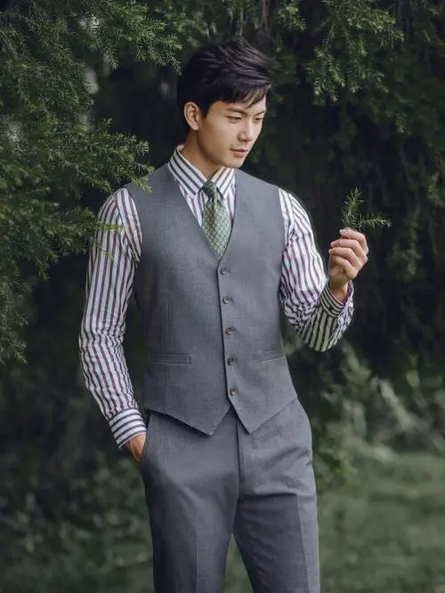 马甲西装怎么搭配好看吗