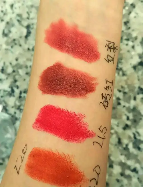 3ce最新口红试色2017