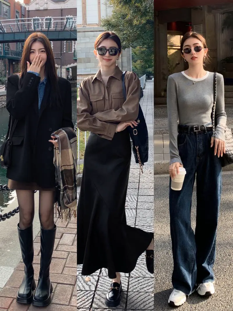 女生黑色的鞋子怎么搭配衣服图片大全