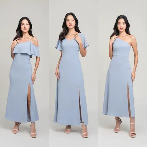 伴娘胖夏天怎么搭配图片欣赏