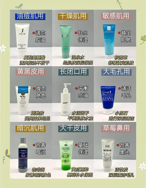 混合型皮肤怎么挑选洗面奶
