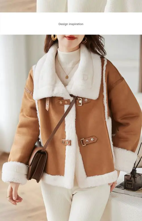 短款的羊绒上衣外套怎么搭配什么裤子