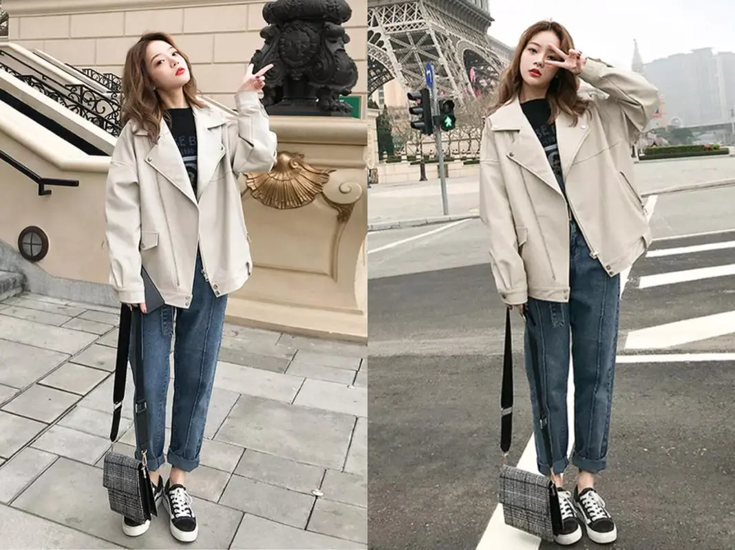 男生穿女生短款外套怎么搭配衣服