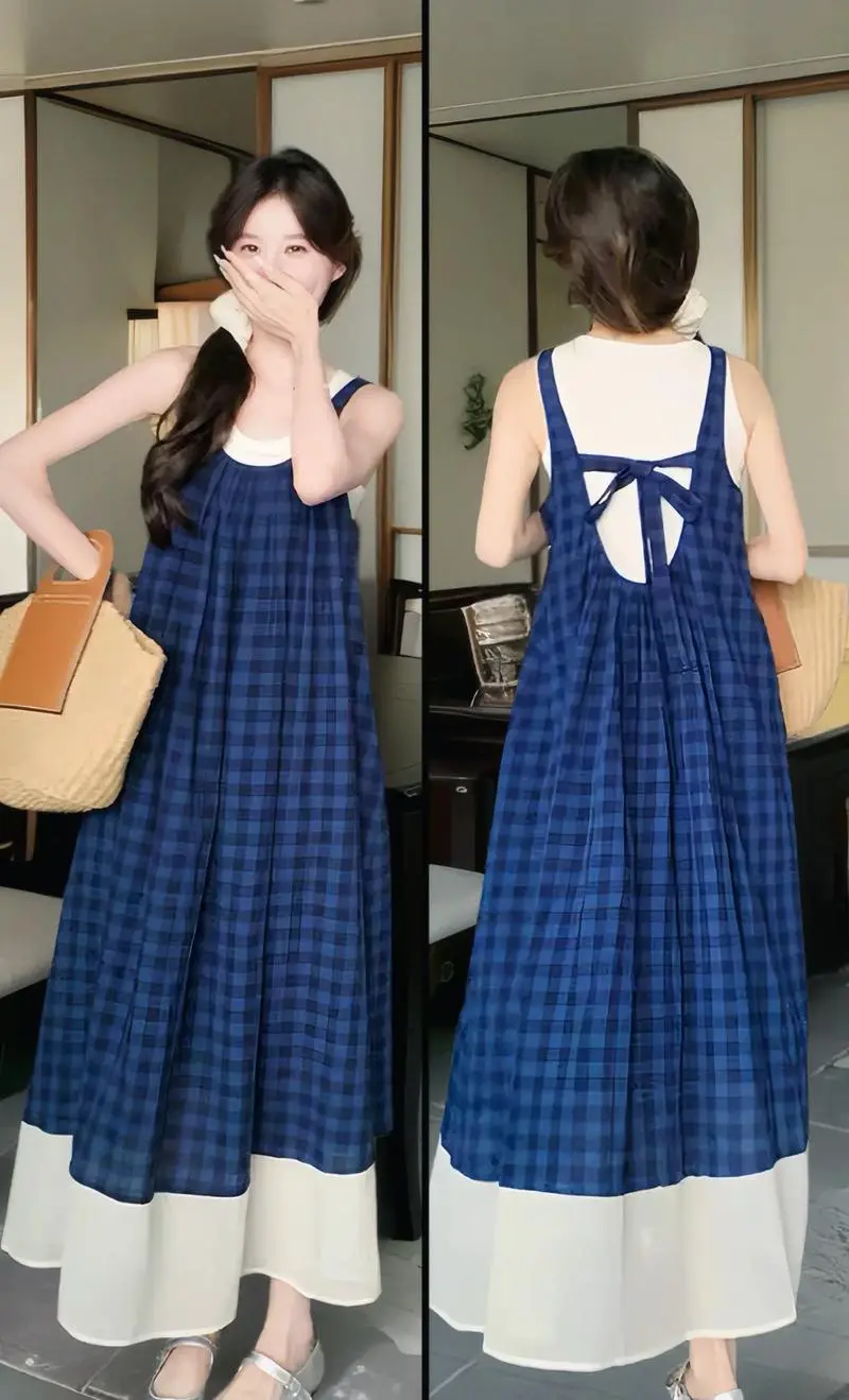 蓝色格子和蓝色衣服怎么搭配什么裤子好看吗