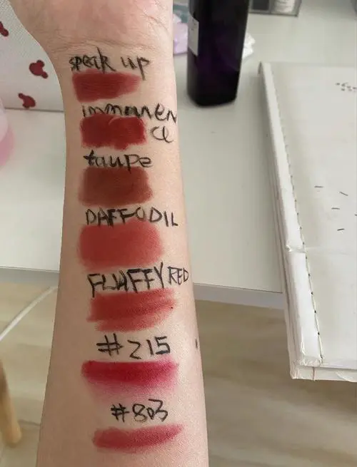 3ce最新口红试色2017