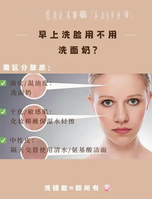 不用洗面奶怎么洗脸干净
