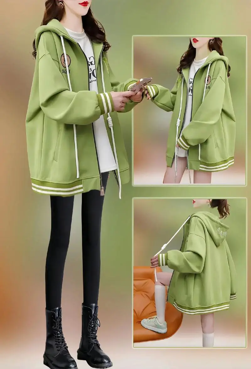 绿色韩版外套怎么搭配图片