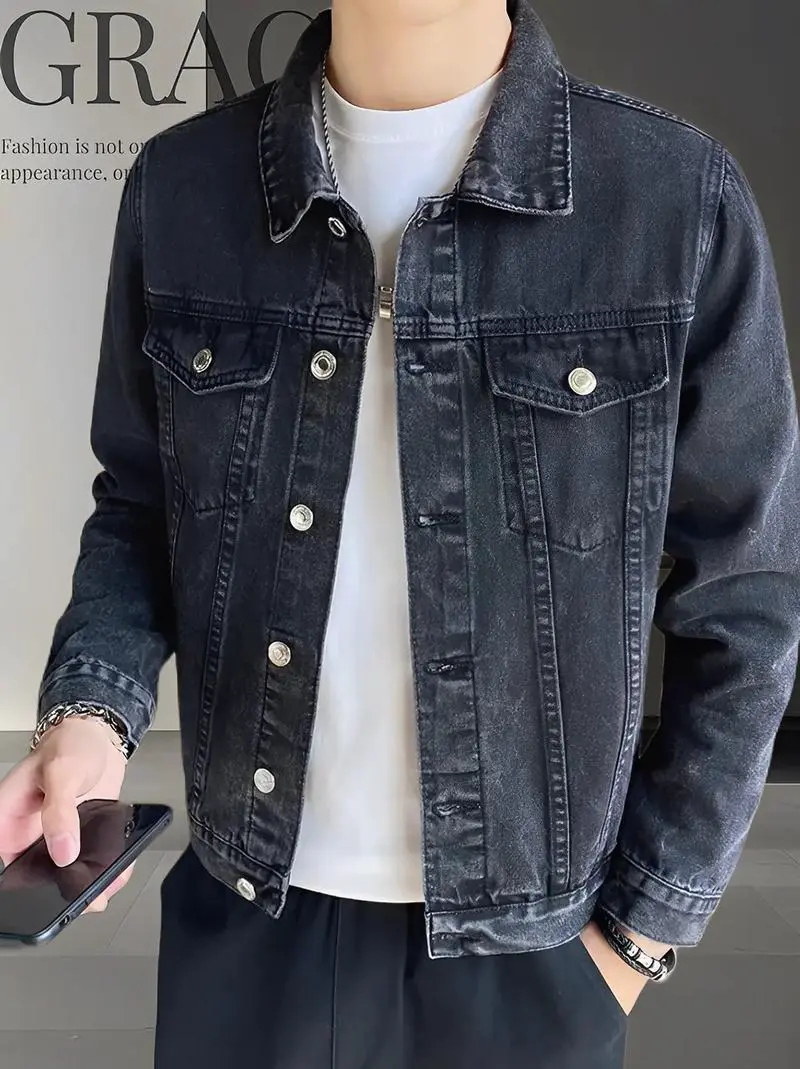 韩版男牛仔风衣怎么搭配什么裤子