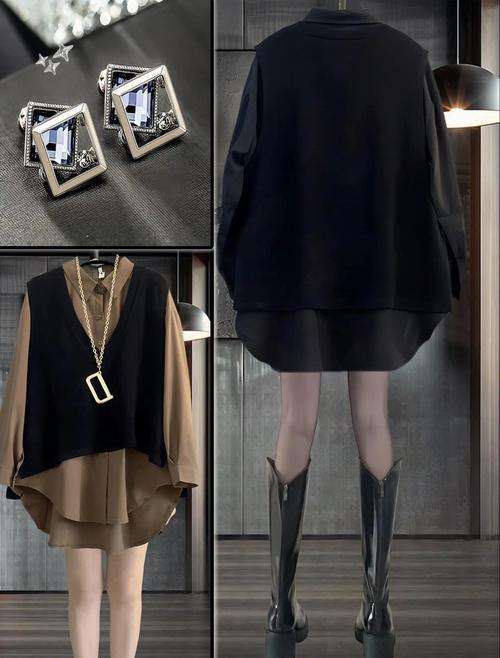 黑色雪纺背心怎么搭配什么外套