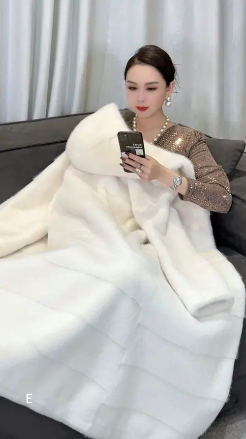 长款貂皮怎么搭配