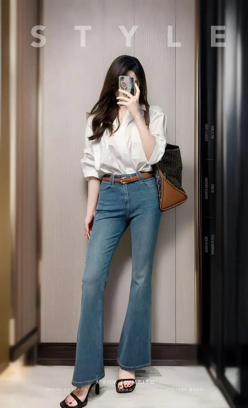 牛仔裤和衬衣怎么搭配