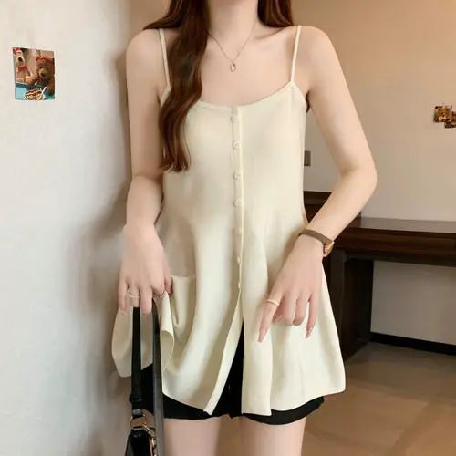 吊带背心裙大了怎么搭配图片