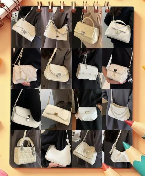 白色大包包怎么搭配衣服