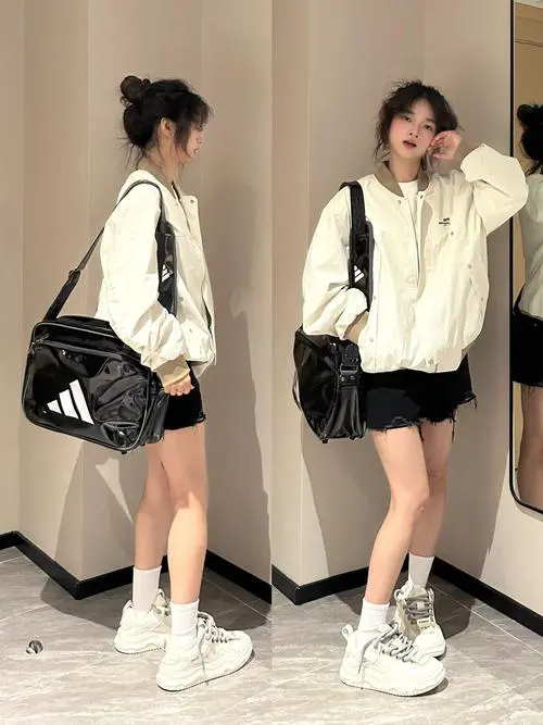 纯白色鞋子怎么搭配