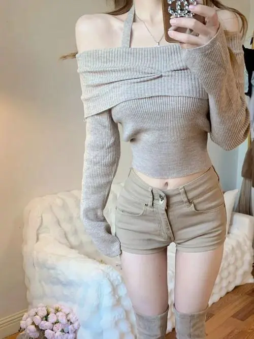 低腰热裤怎么搭配