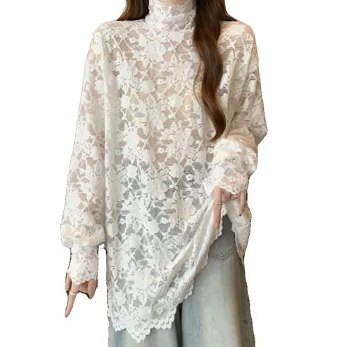 长款蕾丝怎么搭配外套