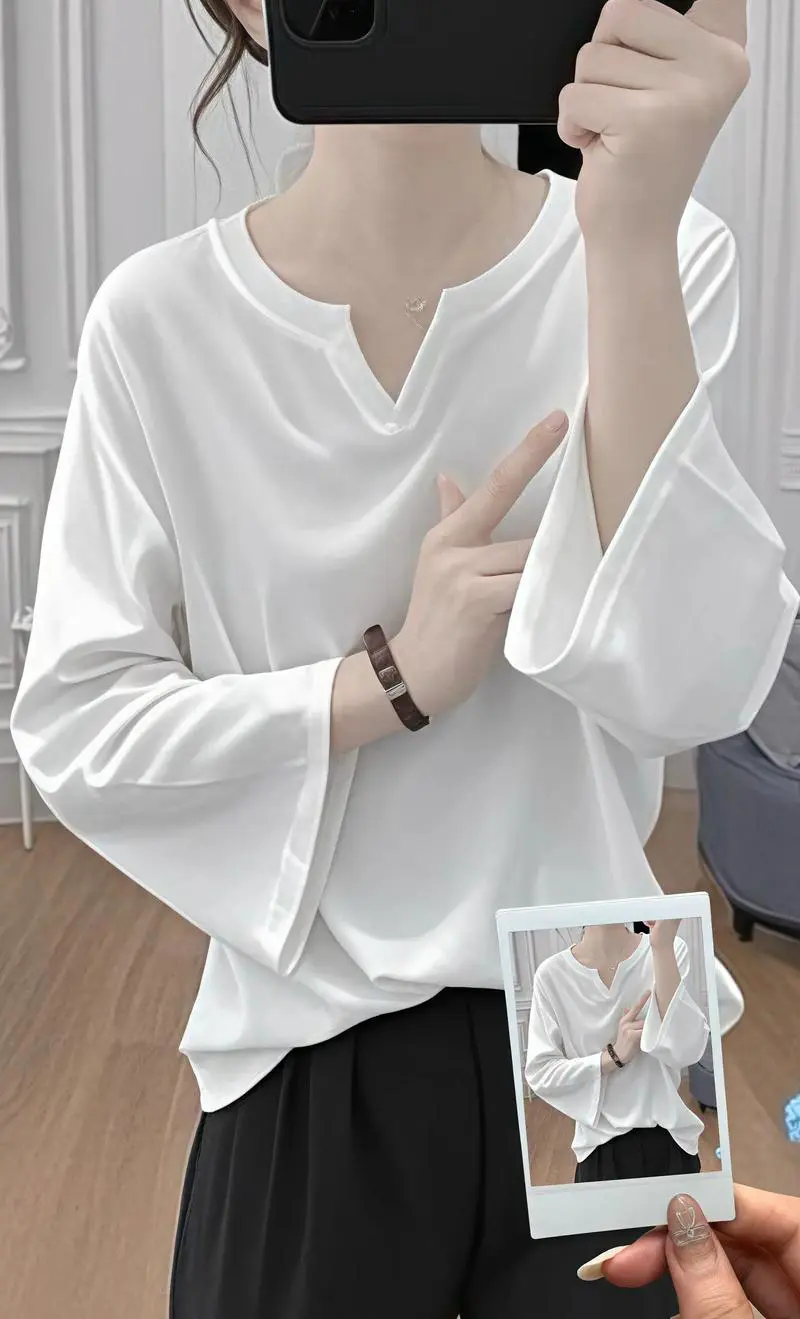 七分喇叭袖怎么搭配