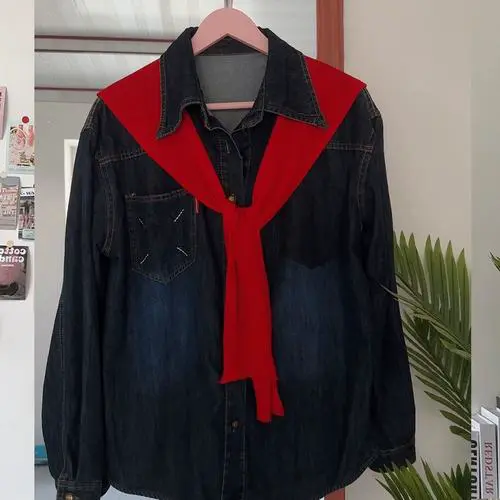 职业装围脖怎么搭配