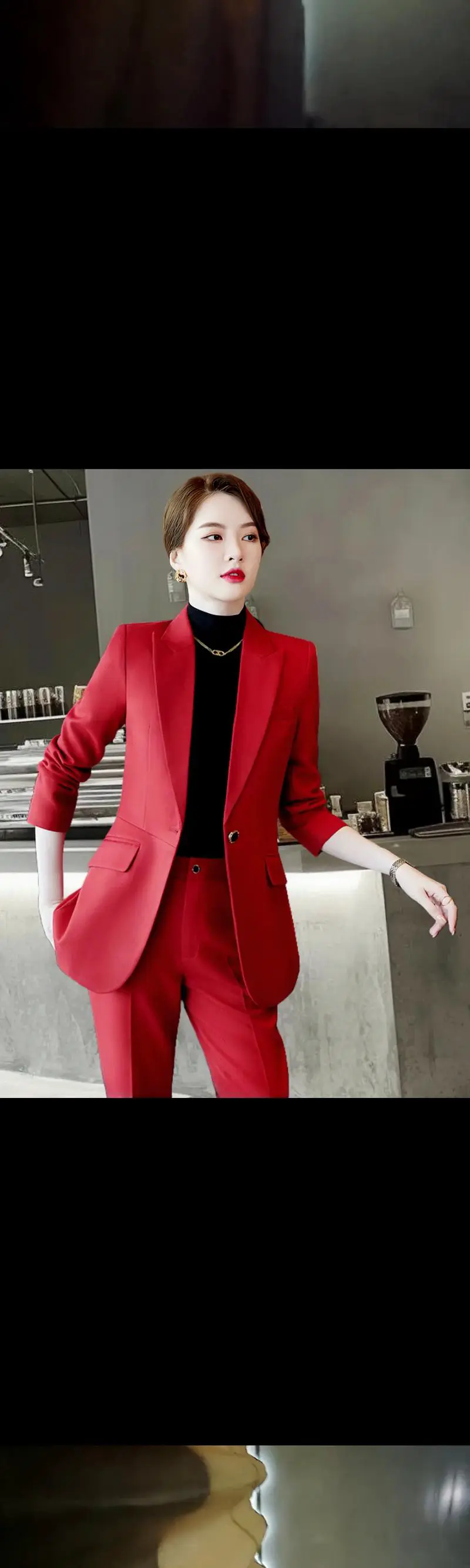 大红色礼服怎么搭配外套